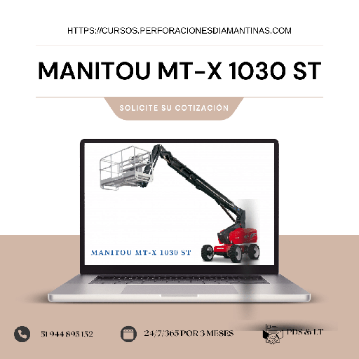 Operación de Manitou MT-X 1030 ST